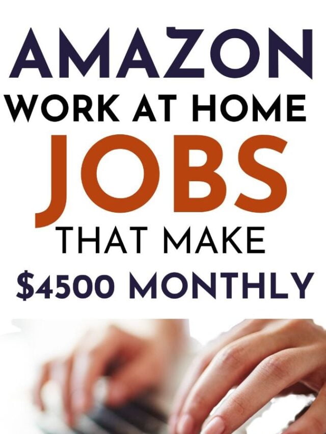 Amazon Work From Home 2024